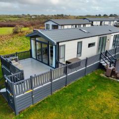 Lodge with sea & country views