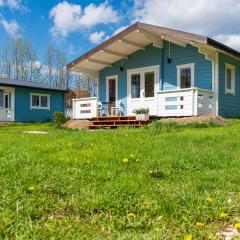 Domek całoroczny na wyłączność Niebieska Osada nad górskim potokiem