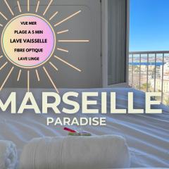 Appartement Vue Mer Marseille - Proches plages - Wifi - Deux chambres