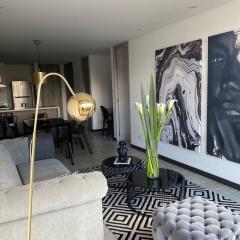 Hermoso elegante moderno