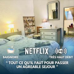 Logements Un Coin de Bigorre - T2 de campagne - Canal plus & Netflix - Wifi fibre - Centre village