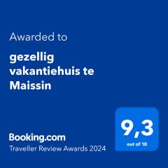 gezellig vakantiehuis te Maissin