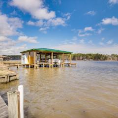 A-Frame Escape with Dock and Lake Livingston Views