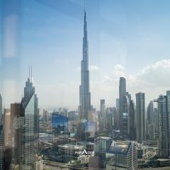 Burj Khalifa Views - High Floor with Sea & City Views - AA Tower