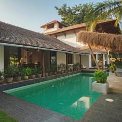 Salt by Hireavilla - 4BR with Private HEATED Pool in Siolim, North Goa