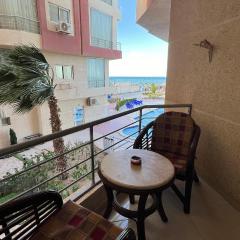 Casablanca beach resort, first line with private beach and swimming pools,