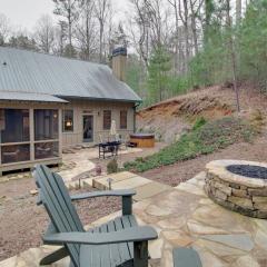 Secluded Ellijay Vacation Rental with Hot Tub!