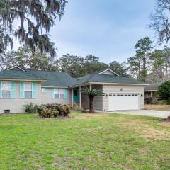 Serene Savannah Retreat with Waterfront Deck!