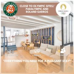 Maison de ville-3 Chambres-Terrasse-Roland Garros-Olympiques