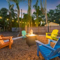 Fire Pit + Grill + 2MI to DT Orlando