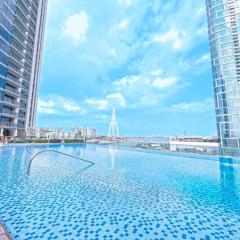 Luxurious Marina & Sea views 1BR near Blue Waters Dubai Marina By Maxx Value Homes