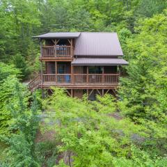 Firefly Lodge Private Log Cabin with Mountain Views!