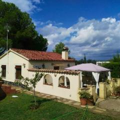 2 bedrooms chalet with private pool terrace and wifi at L'Arbocar Avinyonet del Penedes Barcelona