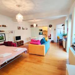 Old Town Bohemian Studio with garden view balcony