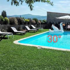2 bedrooms house with private pool terrace and wifi at Paredes de Coura