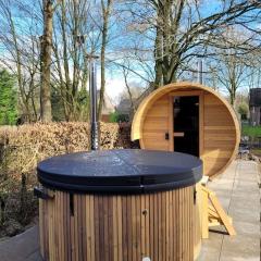 Japandi Wellness met hottub & sauna