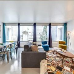 Modern and huge 3BD for 10 guests in Le Marais!