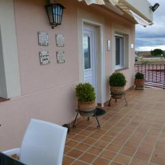 2 bedrooms chalet with private pool terrace and wifi at Villamayor