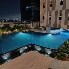 Fully Furnished 2BR exclusive pool view apartment in Medan