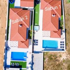 Villas Sabun - modern house with heated pool