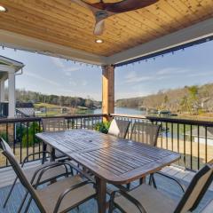 Lakefront Moneta Home with Hot Tub and Boat Dock!
