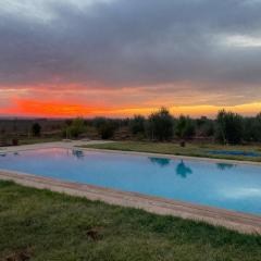 Family villa with swimming pool and a wonderful mountain view