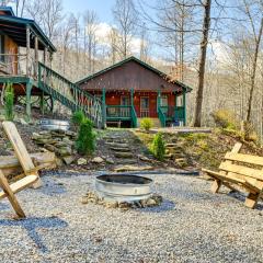 Smoky Mountain Cabin with Camping Area and Fire Pit!