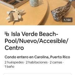Isla Verde frente a la playa y Piscina, Céntrico y Accesible