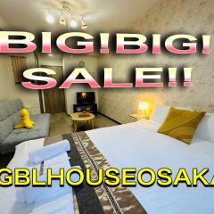 1102黒門市場1分!道頓堀まで徒歩8分!心斎橋まで徒歩9分!関西空港とusj直行電車バスあり