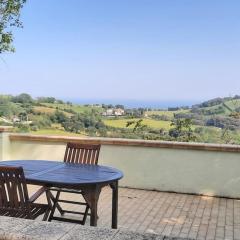 Casa rurale con vista sul mare