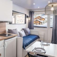 Appartement rénové 18m², Val Thorens - 2 pers, balcon, proche pistes - FR-1-637-77
