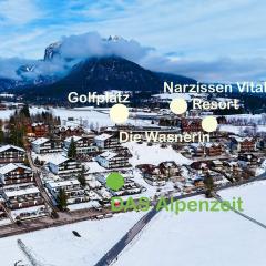 DAS Alpenzeit Appartement mit privater 35m2 Terrasse, Dachstein Blick, Netflix, Amazon Prime
