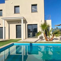 Villa climatisée pour 8 personnes avec piscine privée