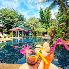 beautiful pool house