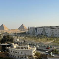 Museum view pyramids