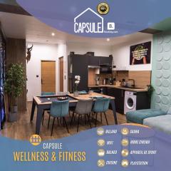 Capsule Wellness - sauna - balneo - machine de sport privatif - PS5 - 2 chambres