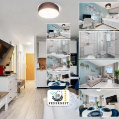 Federnest - Superior-2-Zimmer-Wohnung - Kingsize Boxspringbett - Home-Office mit Monitor - 11 Min Hbf