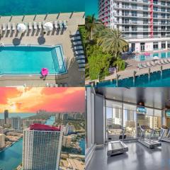 Balcony with View, Pool, Gym, Near Beach