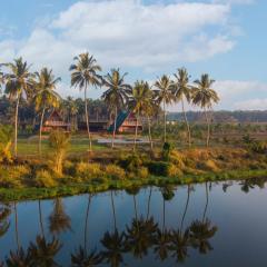 Golden Apex Riverside Retreat by StayVista- Indulge in Breakfast & Pool Paradise