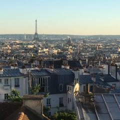 Vue panoramique sur Paris - Montmartre