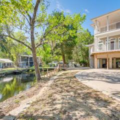 Tropical Canalfront Escape with Decks and Dock!