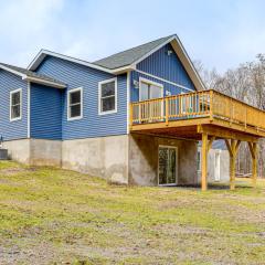 Game Room and Deck Secluded Catskills Retreat