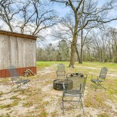 Rustic Union Springs Home with Gas Grill and Deck!