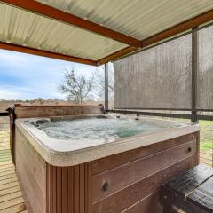Country Creekside Haven with Private Hot Tub and Deck!
