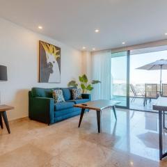 Hermosa terraza con vista a la laguna!