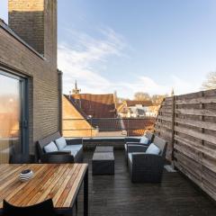 Duplex in hartje Brugge met ruim zonneterras 2p