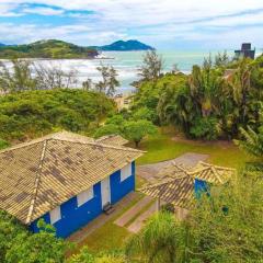 Linda casa pé na areia vista para o Ouvidor EGO003