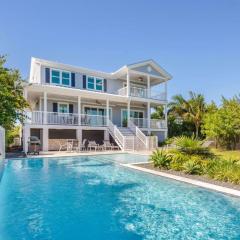 Contemporary Waves by Brightwild-Huge Pool, Dock