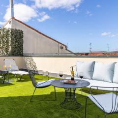 Escape in Trendy Triplex with Terrace in the Heart of Madrid Toledo atico II