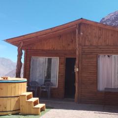 Hermosa cabaña para 4 personas con tinaja-Cochiguaz Valle de Elqui